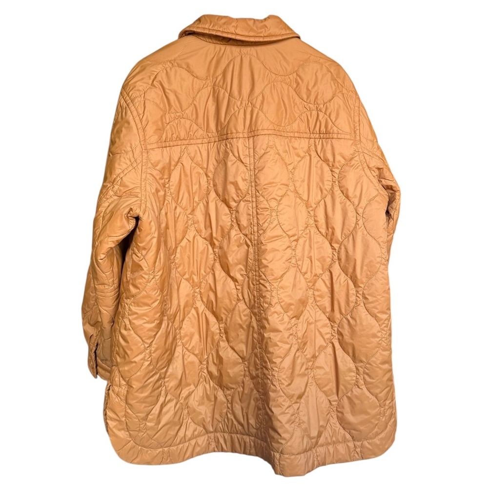 Madewell Plus Airpuff Burnt Orange Shirt-Jacket Sz 1X - Picture 6 of 8